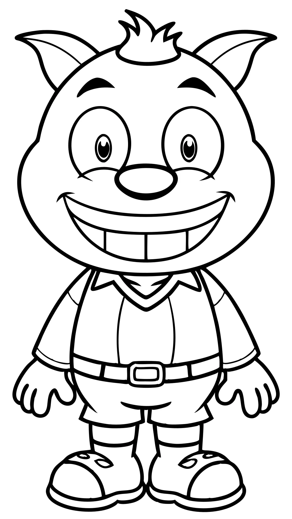 cartoon coloring pages pdf